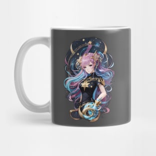 Serpent's Embrace: Enchanting AI Anime Character Art in Ophiuchus Mug